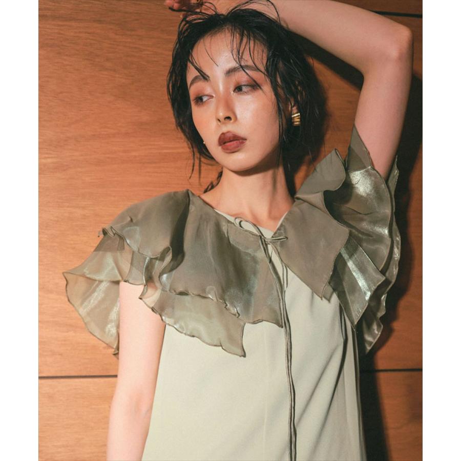 ANDRESD 【ANDRESD】グロッシーマルチラッフルドレス : マルイ ANDRESD 【ANDRESD】グロッシーマルチラッフルドレス : マルイ