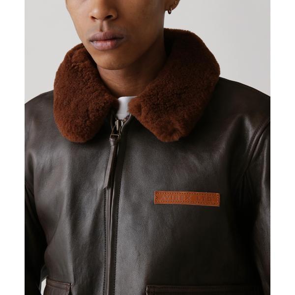 G-1 FLIGHT JACKET ANTIQUE LAMBの画像