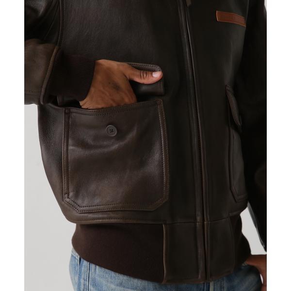 G-1 FLIGHT JACKET ANTIQUE LAMBの画像