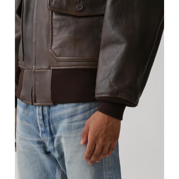 G-1 FLIGHT JACKET ANTIQUE LAMBの画像