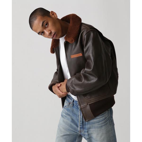 G-1 FLIGHT JACKET ANTIQUE LAMBの画像