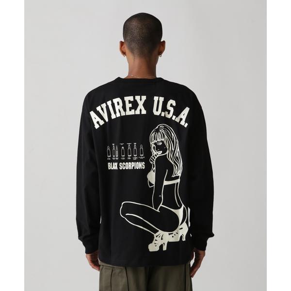 《WEB＆限定》BLACK SCORPIONS LONGSLEEVE T-SHIRT ／