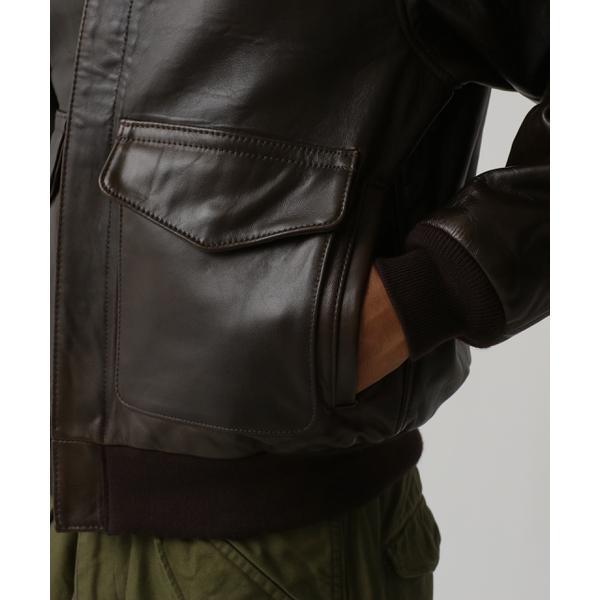 A-2 FLIGHT JACKET ANTIQUE LAMBの画像