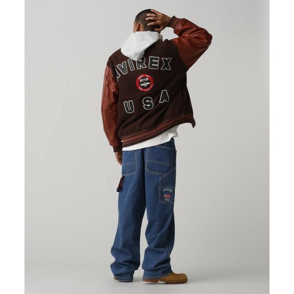 SUGNATUR VARSITY JACKET ／ シグネチャー バーシティ ジャケット ／ AVIの画像