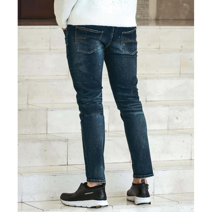 1PIU1UGUALE3 RELAX レーザーロゴ×カモ刺繍デニムパンツ : マルイ(丸井