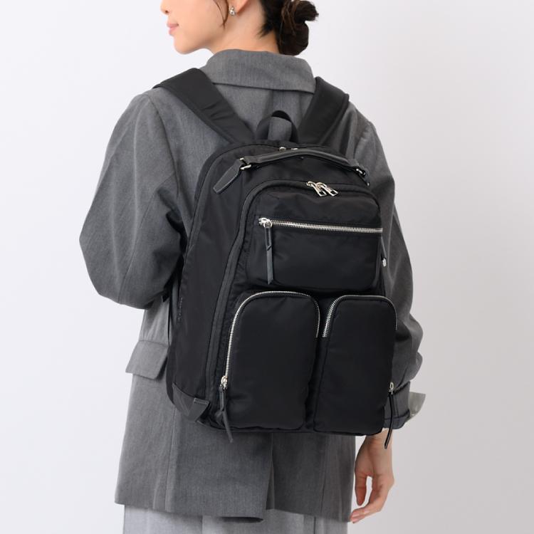 リュックサック 大容量 通勤 出張 A4 14.0インチ PC収納 W＆