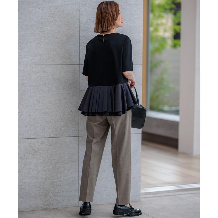 23区（ニジュウサンク） 【洗える】コットンポンチコンビジャージー