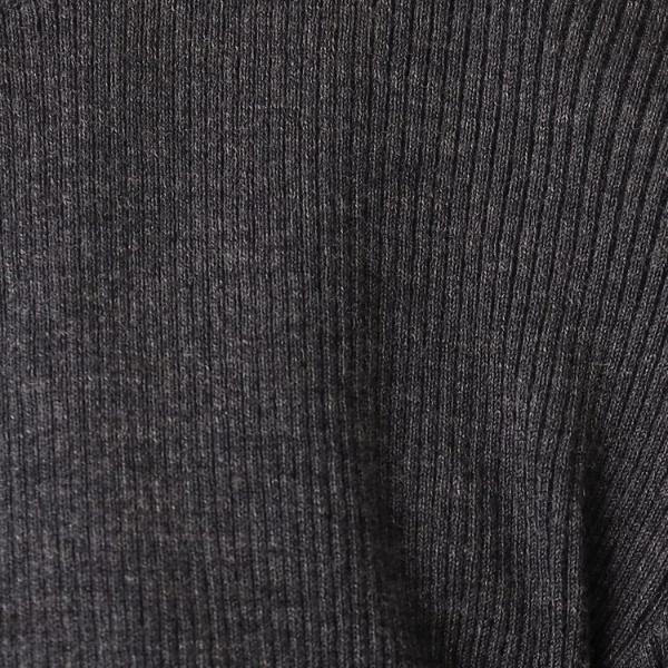 AURALEE オーラリー ウール リブニット プルオーバー 3 ダークグレー DRESSTERIOR（ドレステリア） AURALEE（オーラリー）SUPER FINE WOOL