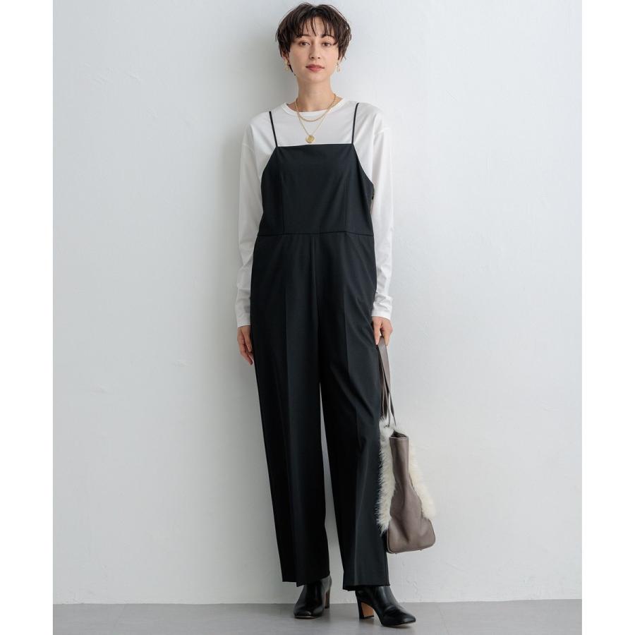23区（ニジュウサンク） 【洗える】ドライ2WAYストレッチ サロペット