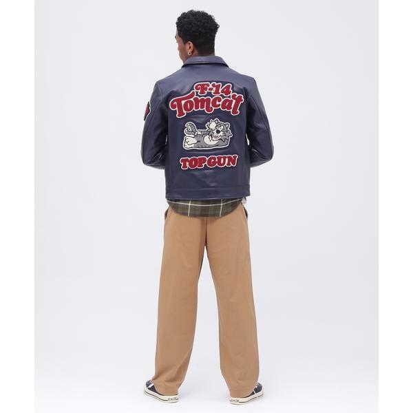 LEATHER JACKET TOMCAT ／ レザー ジャケット トムキャット ／ AVIREXの画像