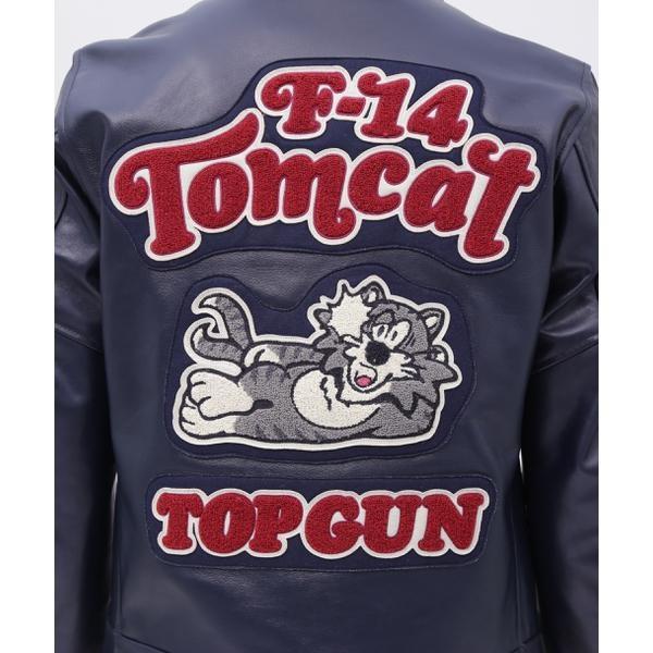 LEATHER JACKET TOMCAT ／ レザー ジャケット トムキャット ／ AVIREXの画像