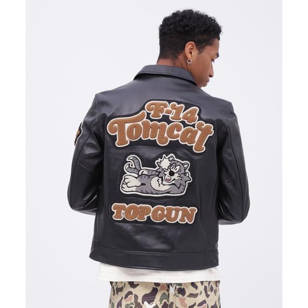 LEATHER JACKET TOMCAT ／ レザー ジャケット トムキャット ／ AVIREXの画像