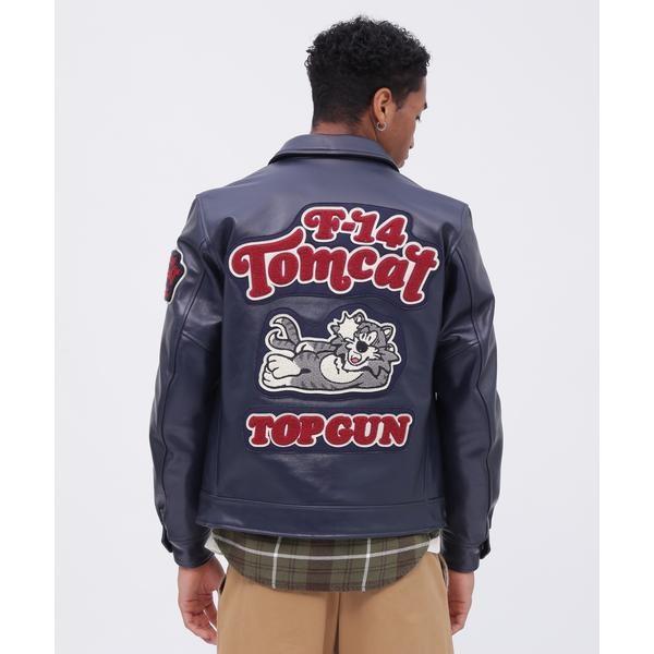 LEATHER JACKET TOMCAT ／ レザー ジャケット トムキャット ／ AVIREXの画像