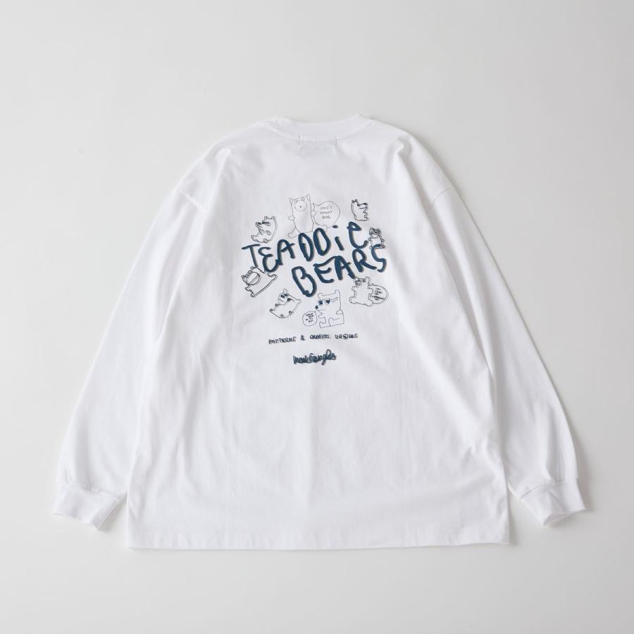 《別注》【MASTER FRAME】Mark Gonzales 天竺ロングスリーブTシャツ