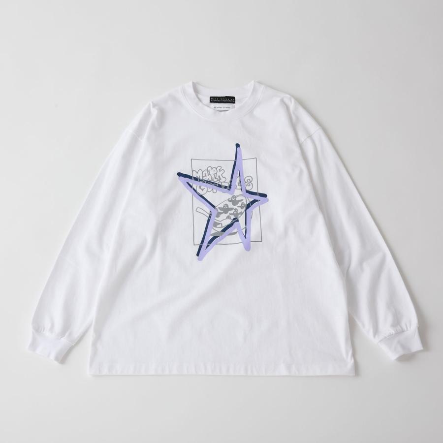 《別注》【MASTER FRAME】Mark Gonzales 天竺ロングスリーブTシャツ