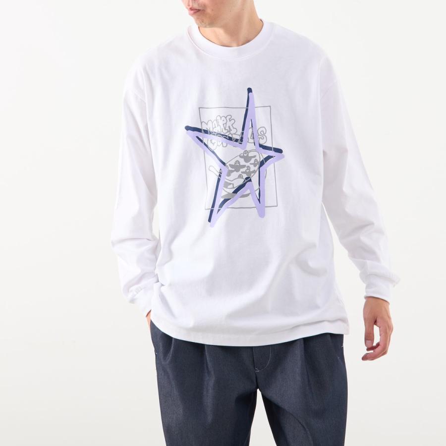《別注》【MASTER FRAME】Mark Gonzales 天竺ロングスリーブTシャツ
