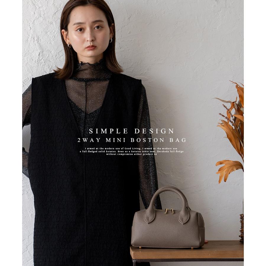 VitaFelice（ヴィータフェリーチェ） 2wayミニボストンバッグ【aroco
