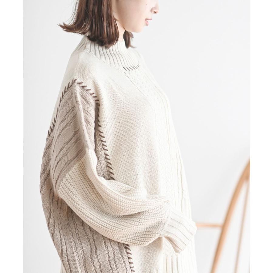 MACHATT ケーブルハンドニット（アイボリー） ケーブルハンドニット（アイボリー） | MACHATT ONLINE STORE