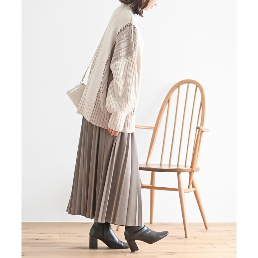 ケーブル切替ハンドステッチニットプルオーバー : マルイ(丸井)Yahoo