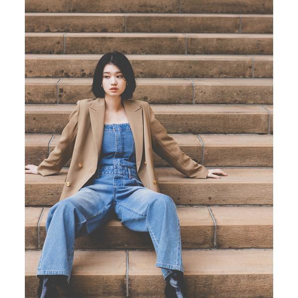 【ナチュラルビューティーベーシック】新品 ダブルブレストジャケット 24AW NATURAL BEAUTY BASIC（ナチュラルビューティーベーシック） ダブル