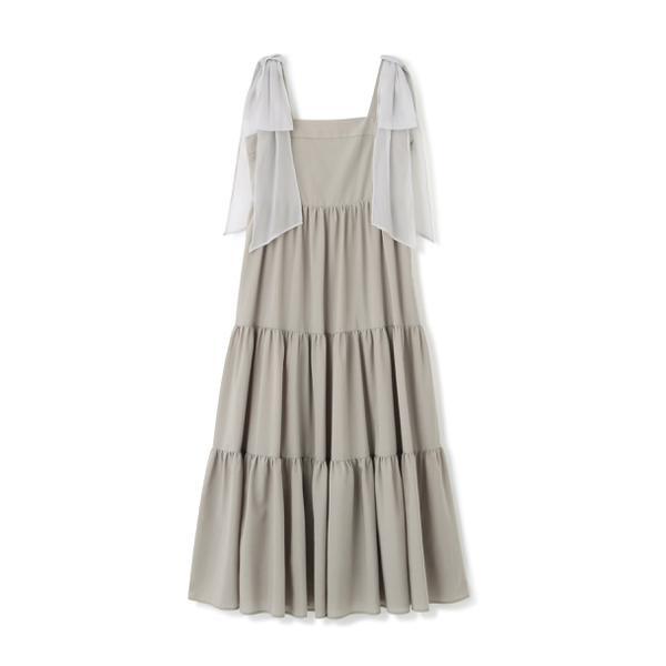 プロポーション ボディドレッシング（PROPORTION BODY DRESSING）/ショルダーリボンティアードワンピース PROPORTION BODY DRESSING（プロポーションボディドレッシング