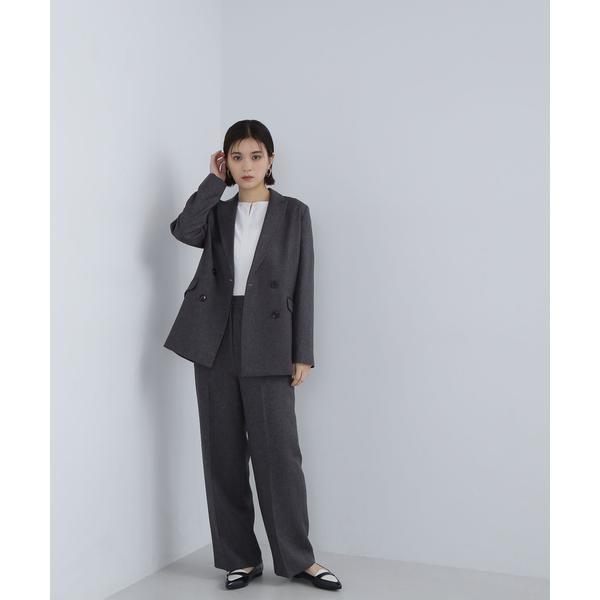 NATURAL BEAUTY BASIC シャークスキンセットアップシリーズ上下 楽天市場】＜シャークスキンセットアップシリーズ＞セミワイドパンツ