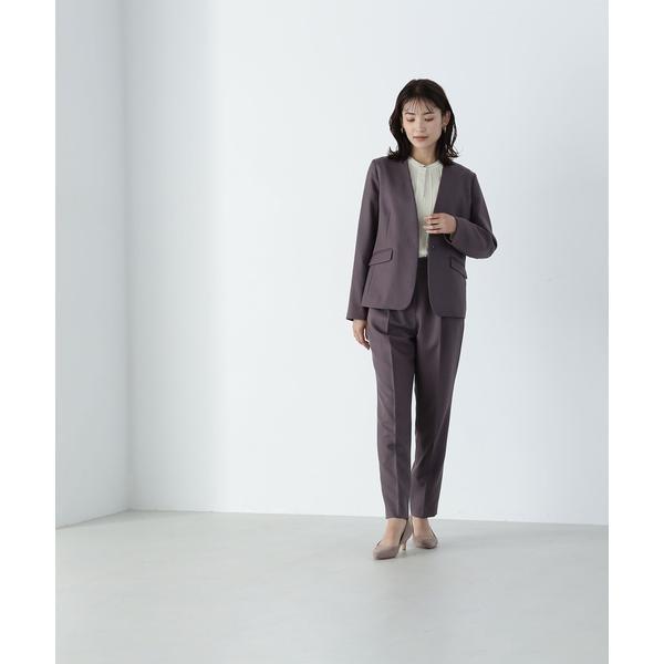 NBB ノーカラージャケット 楽天市場】【SALE／50%OFF】クラッシー SETUP ノーカラー