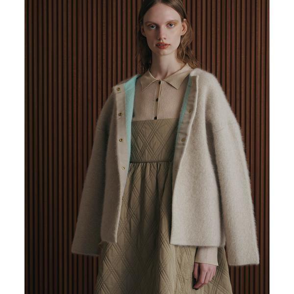 大きいサイズ！DAKS フォックス取り外し可能ピュアウール/リバーコート