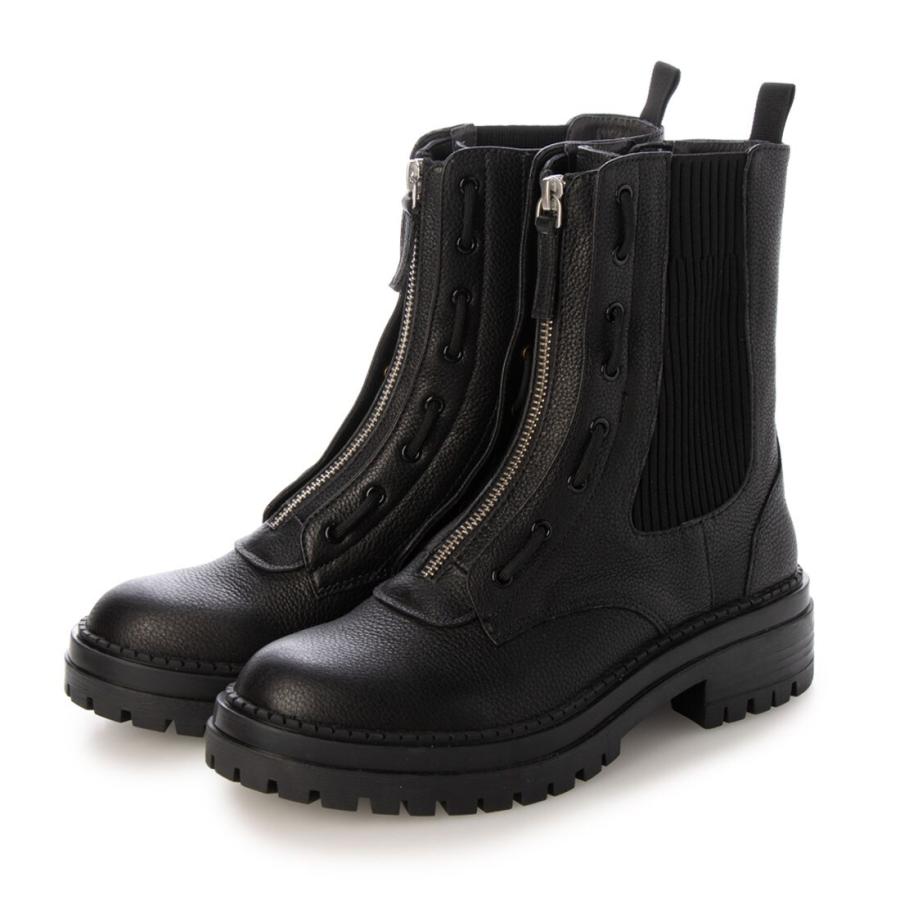 未使用級　Mode et jacomo　モードエジャコモ　サイドゴアブーツ　黒 Mode et Jacomo（モードエジャコモ） 【3way】フロントジッパー