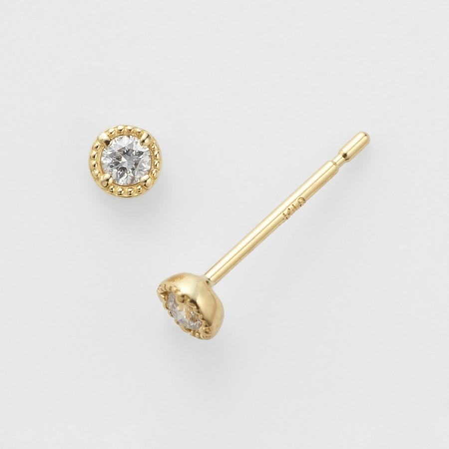 agete　K18 ダイヤモンド ピアス　￥71,500 agete（アガット） K18ダイヤモンドピアス（0.04ct） : マルイ(丸井