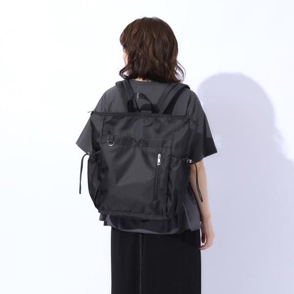 撥水2WAY】トートにもなるスクエアリュック : マルイ(丸井)Yahoo!店