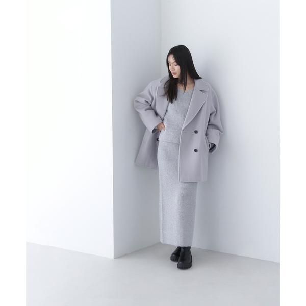 ダブルブレストフォルムミドルコート 24AW 【公式通販】