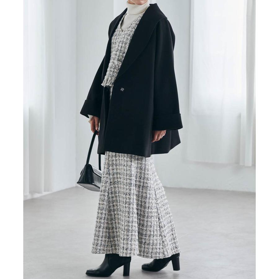RANAN（ラナン） ウール調ビッグカラーガウンコート : マルイ(丸井
