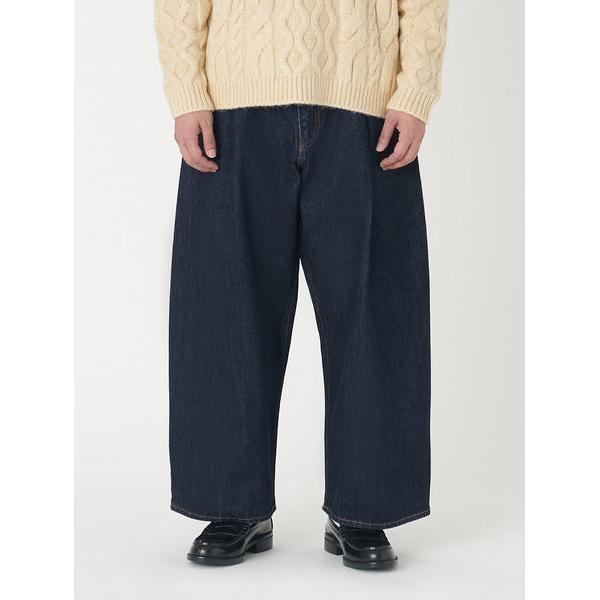 WIDE PLEAT CROP ミディアムインディゴ MEADOW MADE OF JAPAN : マルイ 