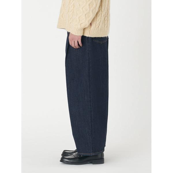 WIDE PLEAT CROP ミディアムインディゴ MEADOW MADE OF JAPAN : マルイ 