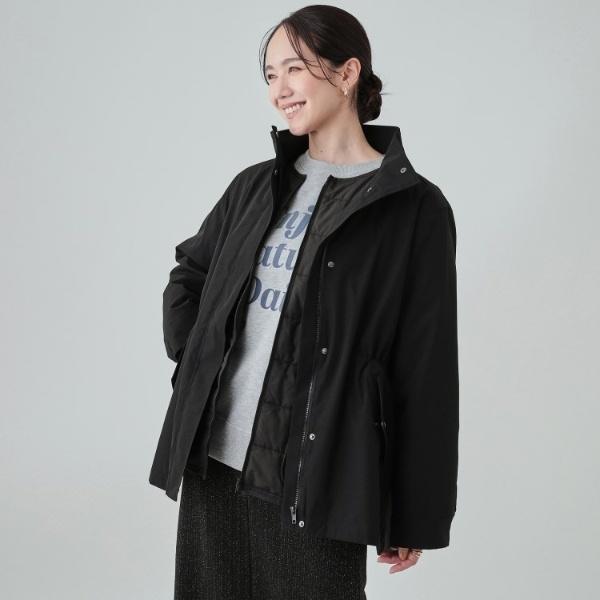 洗えるS-LL撥水3way】着こなし自在でロングシーズン使える スタンド 