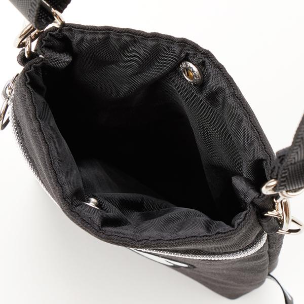 【マリークワント】クラシカル デイジー ショルダーバッグ2wayポーチ 黒×白 MARY QUANT（マリークヮント） ショルダーポーチ デイジー 【MARY