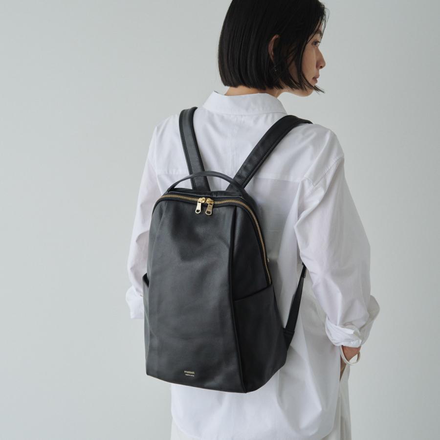 russet ＜背面メッシュ仕様＞レザーリュックサック(CE-1373