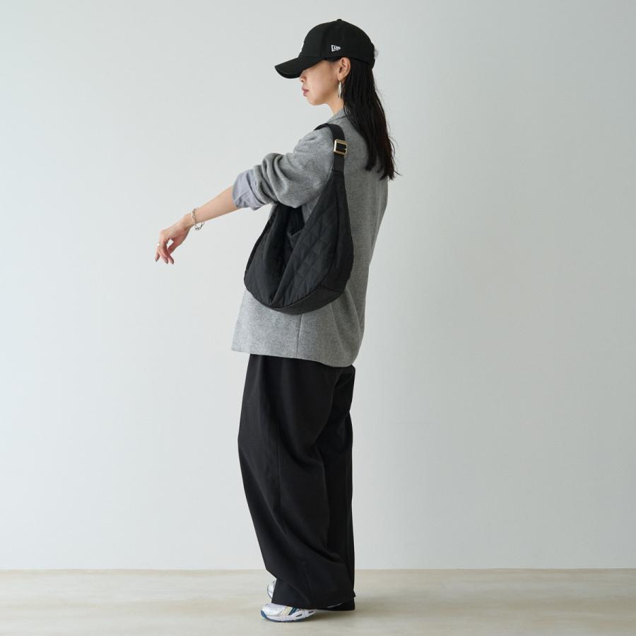 超美品ラシットA4入るキルティングラウンドビッグショルダーバッグ russet 【2024AW】キルティングラウンドビッグショルダーバッグ