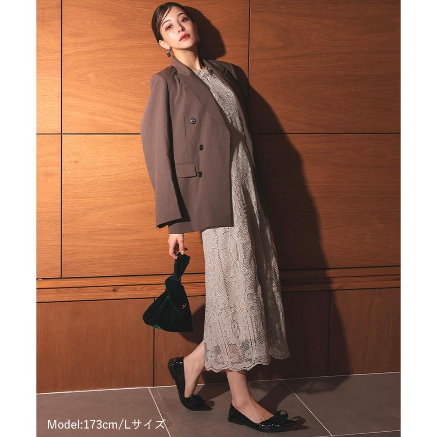 ANDRESD ピークド ラペル ジャケット　ブラウン ANDRESD 【ANDRESD】 peaked lapel jacket ピークドラペルジャケット