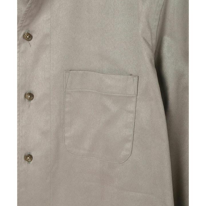 MEN'S BIGI（メンズビギ） コマスエードストレッチシャツ : マルイ