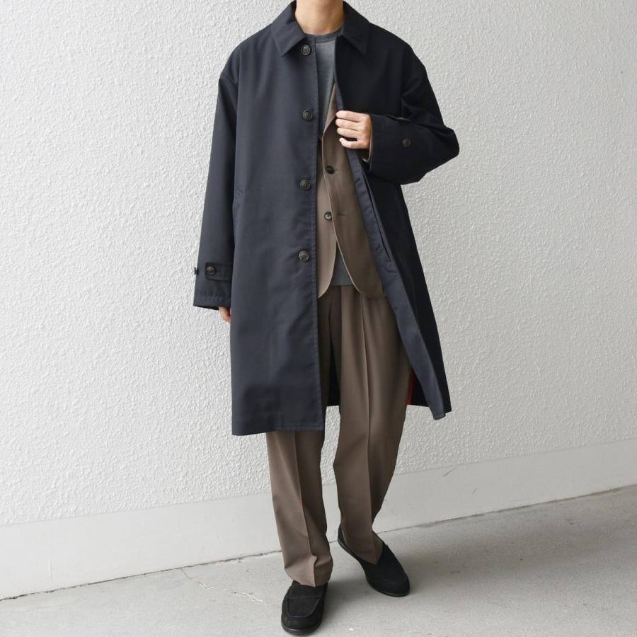 SHIPS any any: 〈手洗い可能〉RENU(R) ウール ギャバジン バルカラー