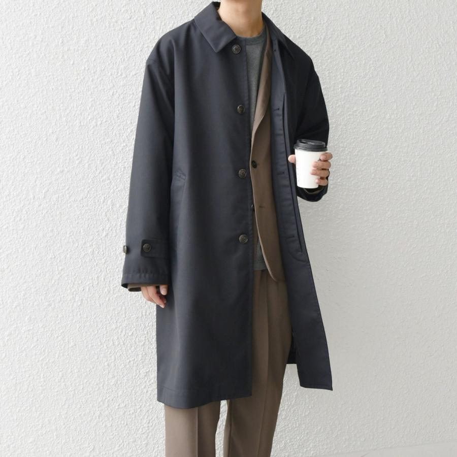 RIGAL ステンカラーコート ライナー付き　ビジネスコート　XL ブラック　黒 ステンカラーコート コート ライナー付きステンカラーコート メンズ