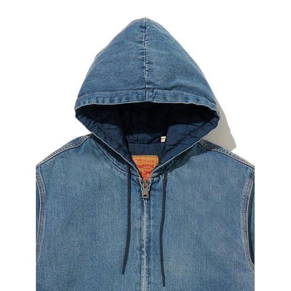 WORKWEAR POTRERO デニム フーディー ミディアムインディゴ GET