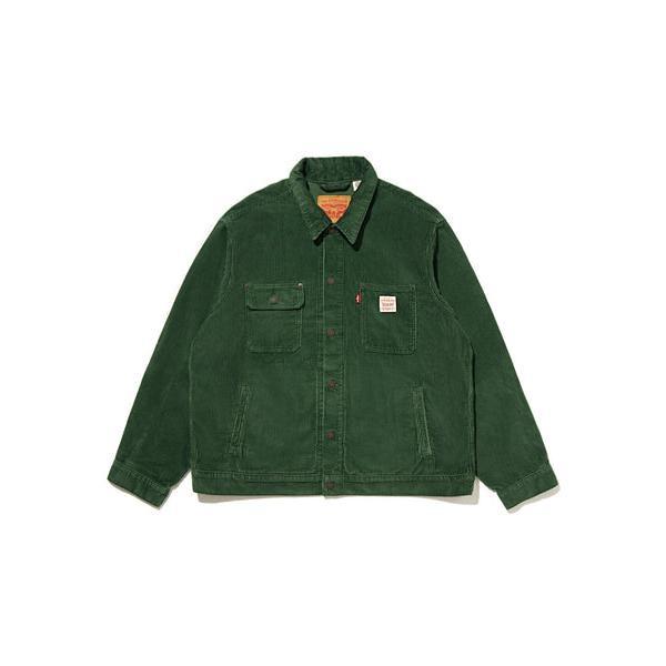 リーバイスジャケット レッド グリーン WORKWEAR SUNRISE トラッカー