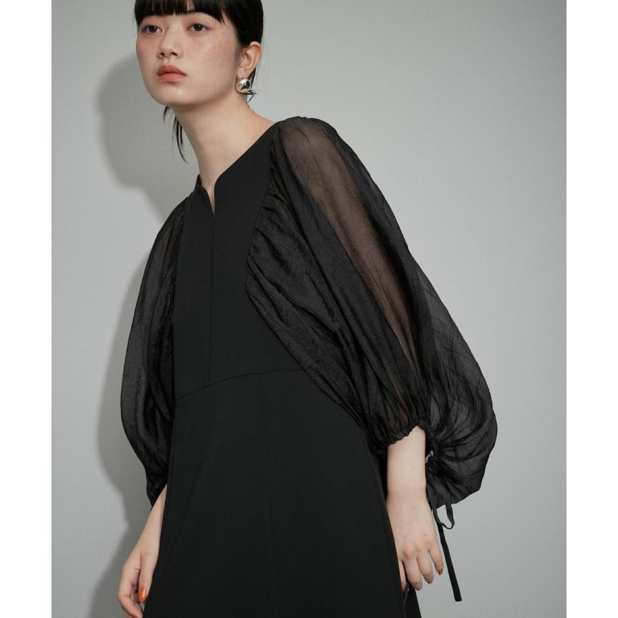 ADAM ET ROPE' 【WEB限定】シアースリーブコンビドレス ADAM ET ROPE' 【WEB限定・オケージョン】シアースリーブコンビ