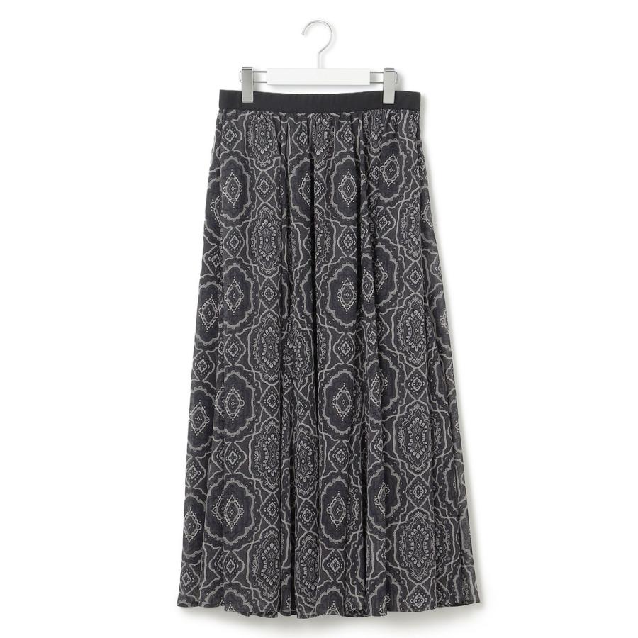 23区（ニジュウサンク） オーナメントプリント ギャザースカート