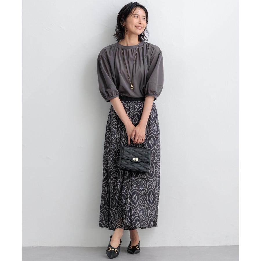 23区（ニジュウサンク） オーナメントプリント ギャザースカート