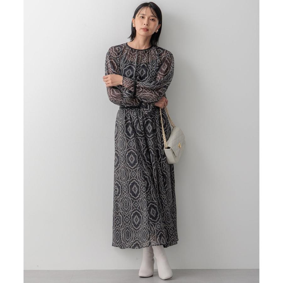 23区（ニジュウサンク） オーナメントプリント ギャザースカート