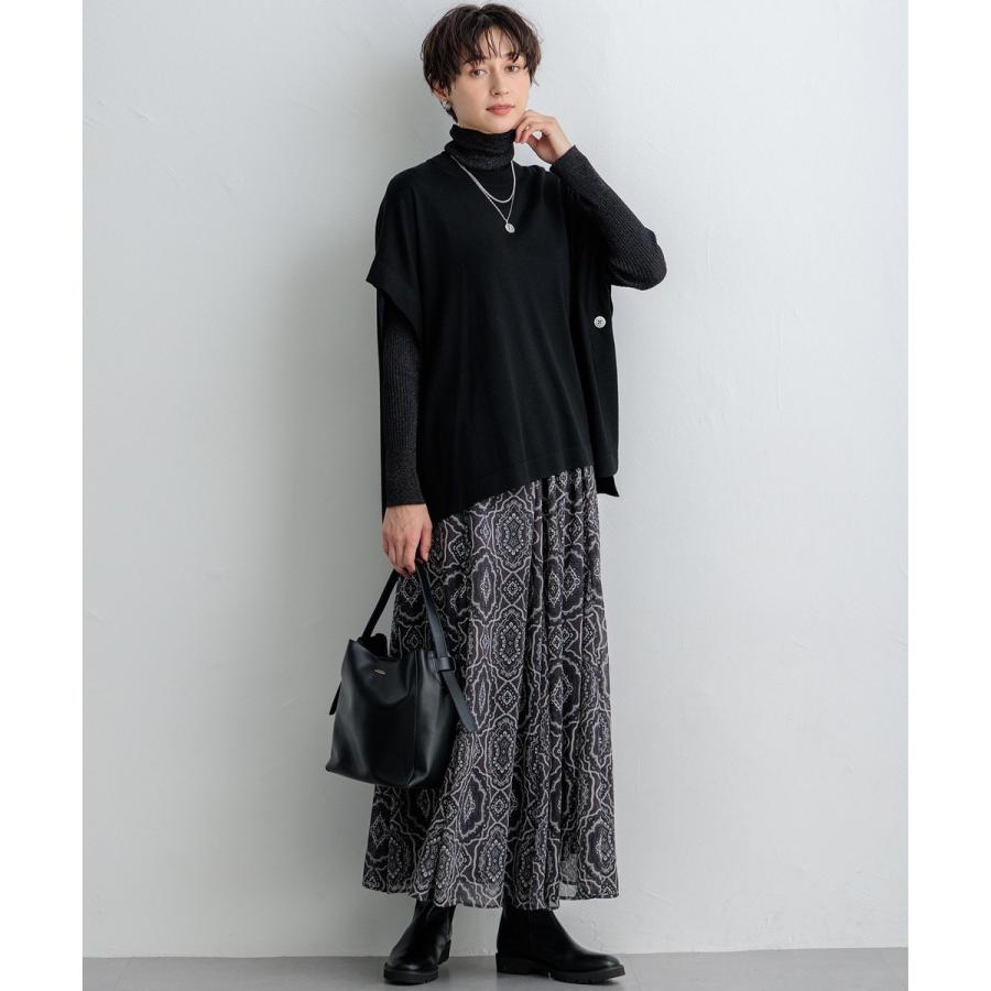 23区（ニジュウサンク） オーナメントプリント ギャザースカート